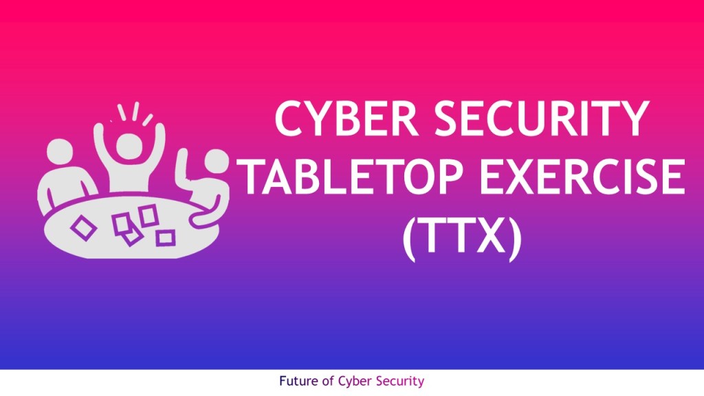Cyber security table top exercise – Just do it.